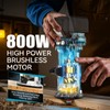 MtiolHig Cordless Compact Router Compatible with Makita 18V Battery, With