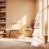 Foldable Magazine Rack Metal, Folding Literature Floor Display Stand 4