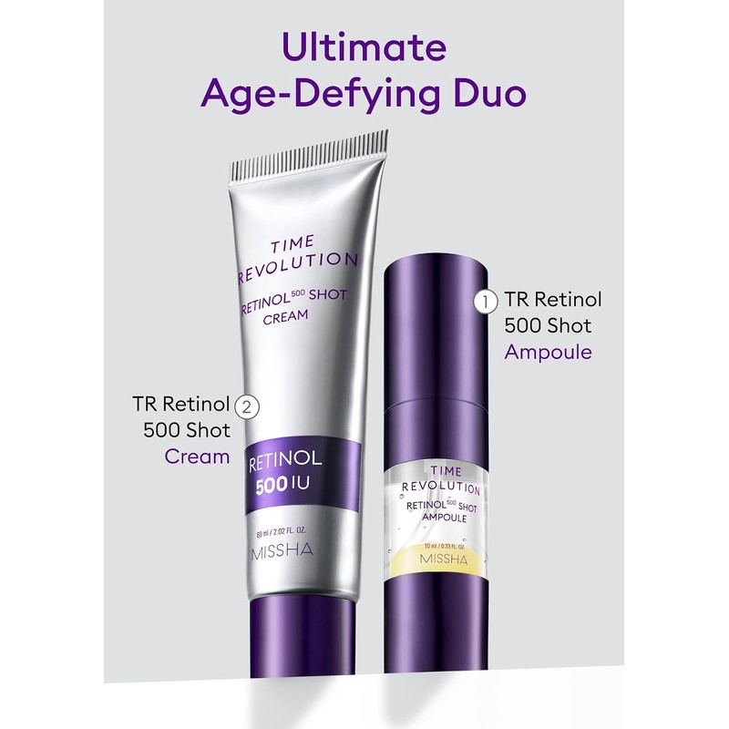 Crema Time Revolution Retinol 500 Shot Cream 60ML