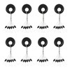 600 PCS Fishing Rubber Bobber Stoppers, 6 in 1 Rubber