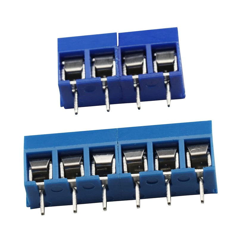 Heevhas 60 Pieces 5.08 mm 2 Pin & 3 Pin