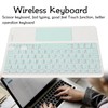 Wireless Keyboard with Touchpad Quadrate Keycap Ultra Thin 10inch Wireless