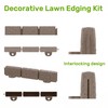 AGTEK Garden Edging 16FT Landscape Edging Kit 2.75 Inch Height