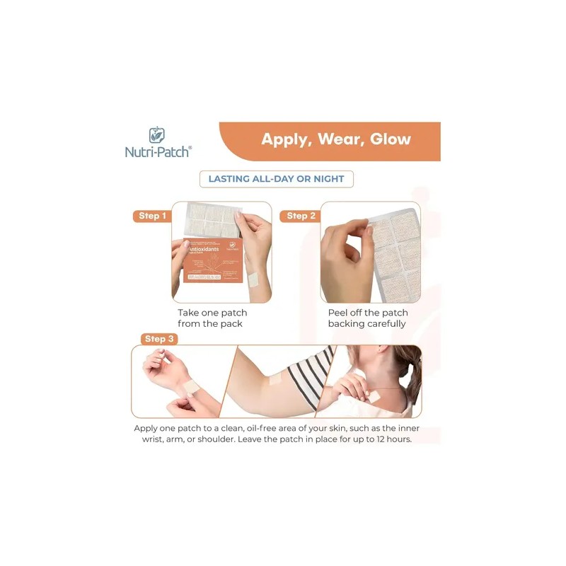 Nutri-patch Parche Topico Con Vitamina C, Nac Y Glutatión N/a
