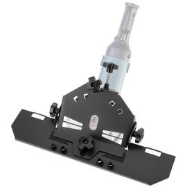 QWORK 45-Degree Tile Chamfering Tool - High-Accuracy Tile and Stone Cutting Tool for Ceramic, Glazed Tiles, and Flooring - Portable and Aluminium Alloy Design