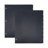 SUPERFINDINGS 16 Sheets 3 Ring A4 Black Folder Dividers 8