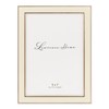 Lawrence Frames Metal Frame, Polished Enamel, Ivory, 5x7