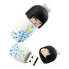 16GB Kimono japonés Forma de la Muchacha Unidades Flash USB