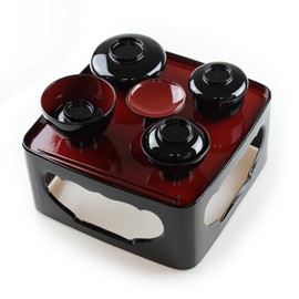 Fujishiro Kogei Japanese Buddhist Utensils, Ritual Services, Lacquerware, Nagamine Dishwasher Safe (Bowl) (7 inches (21.5 cm))