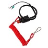 Boat Engine Emergency Stop Switch Safety Tether Lanyard ABS for