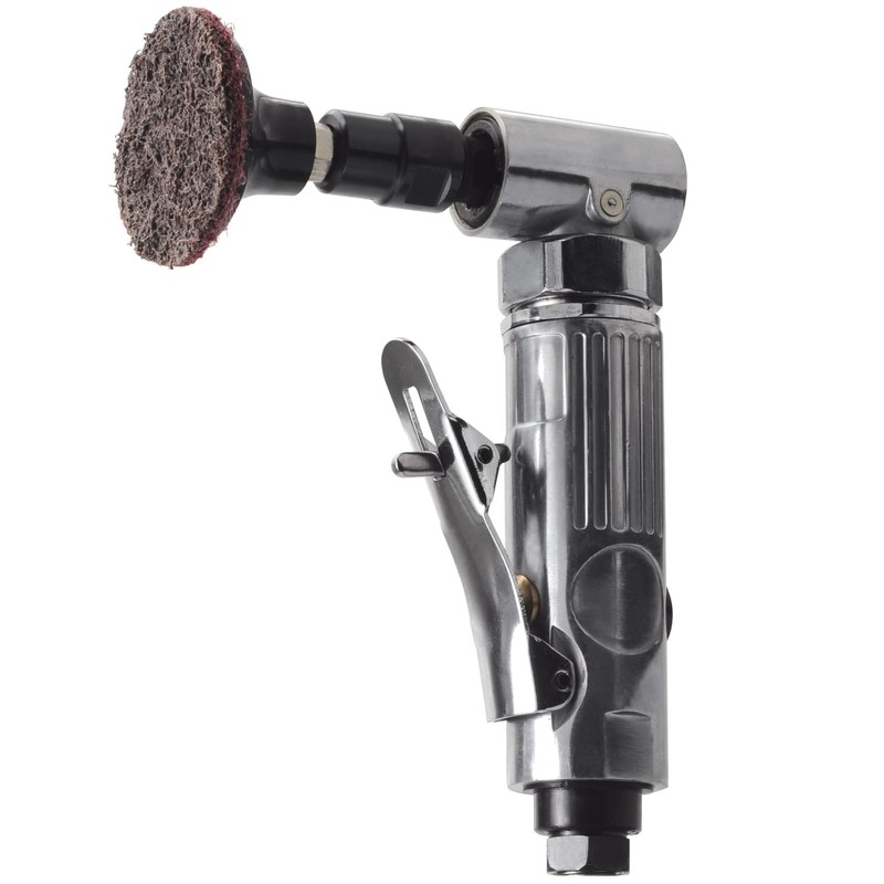 1/4" air die grinder with 20 pcs sanding discs, right