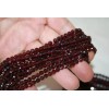 Unbranded Natural Rhodolite Garnet Round Faceted Gemstone Beads 15" 1