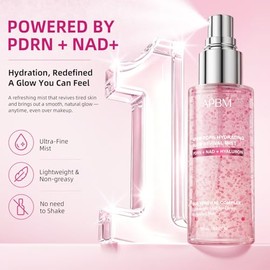 APBM PDRN + NAD+ Serum Mist para la cara | Spray hidratante con pantenol, ceramidas y ácido hialurónico | Bruma ultra fina para el cuidado de la piel 