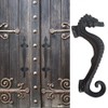 NNNJunhua Seahorse Shaped Decorative Drawer Hardware Handles Creative Double Hole