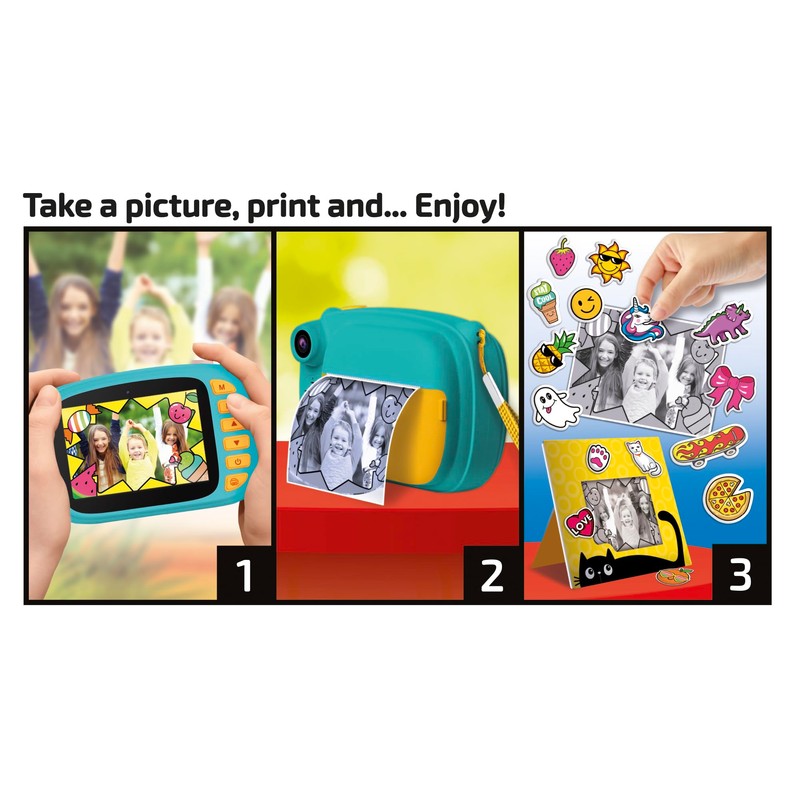 Lisciani Print CAM Instant Camera Hi-Tech Education 4 Inch Full