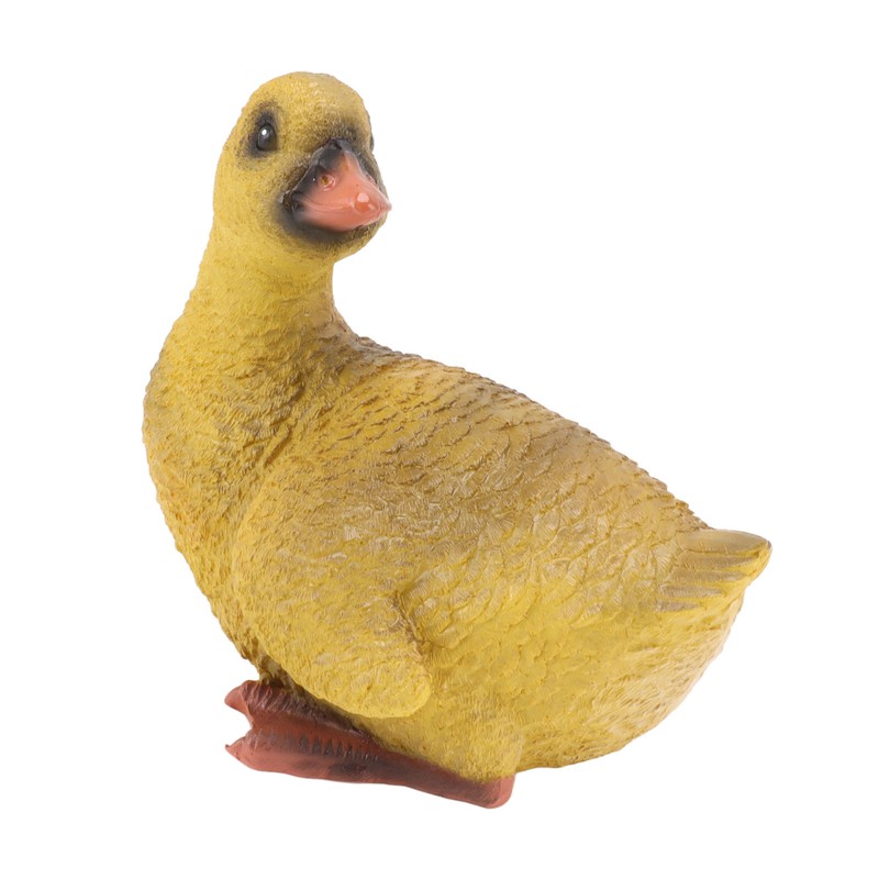 Duck Ornament Resin Weather Resistant Cute Vivid Expression Duck Statues