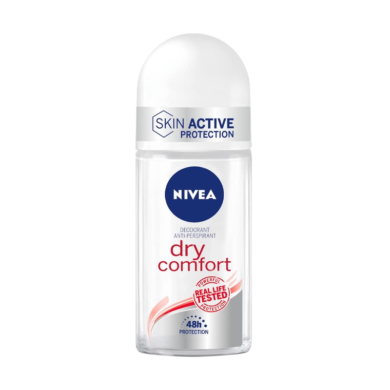 Nivea Dry Comfort Roll-On Air Freshener 6 x 50ml Antiperspirant