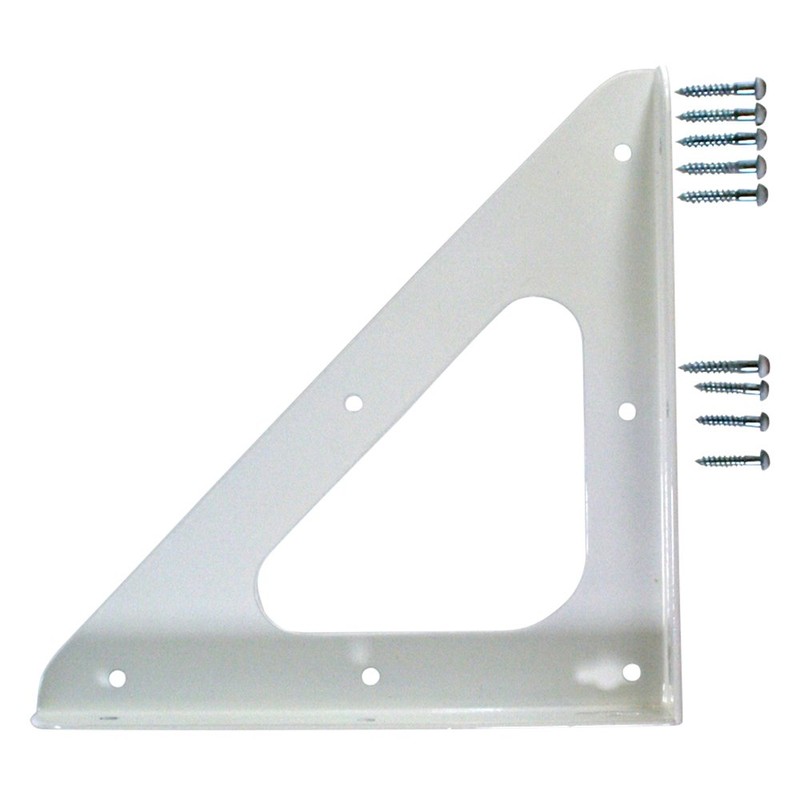 WAKI Delta Brackets Shelf Bracket White
