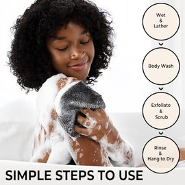 Minisentials Esponja Africana Auténtica Nudos Exfoliante Baño Tipo Lufa Afro Ducha Paquete Esponjas Africanas Exfoliantes Mayoría Tipos Piel Acc