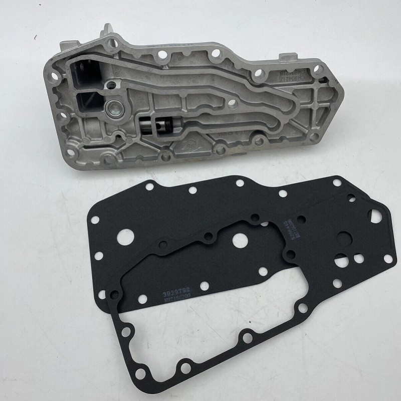 Cummins NEW Oil Filter Mount Housing W/Gaskets For 89-02 Dodge