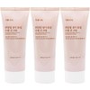 뽀얀쌀 식물나라 뽀얀쌀 생기 톤업 수분 선크림100ml x3개 피부톤보정 베이스
