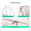 Weekender Bags for Women Leather Travel Bag (Beige)