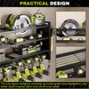 Power Tool Organizer Wall Mount,Cordless Drill Organizer,4 Layers Large Capacity