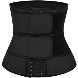 Unbranded Womens Fajas Para Adelgazar Reductoras Abdomen De Ejercicio y Para Mujer Hombre. - Black (Waist Trainer), L