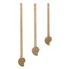 3 Pieces Cabinet Key Latch Leaf Lock Pin Brass Chinese