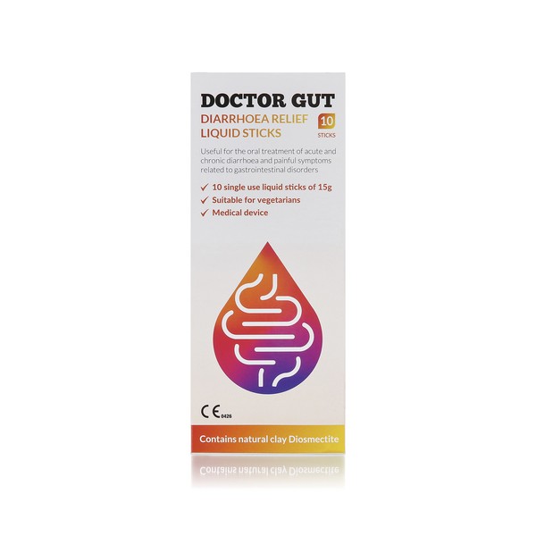 Doctor Gut Diarrhoea Relief, 10 Liquid Sticks