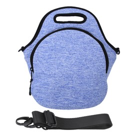 Neoprene Shoulder Strap Sports Bag Insulation Lunch Food Bag for Outdoor Picnics Travel WorkingLight Purple