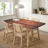 LKEZYOEL Picnic Table Cover for 4ft Table Aged Wooden Texture