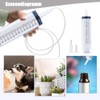 Plastic Syringe, 2 Pieces 150 ml Syringe Set with Hose,