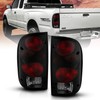 AmeriLite for 1995-2000 Toyota Tacoma Black Smoke Replacement Tail Lights