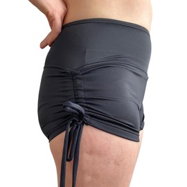 Luna Segura - Traje de Baño Absorbente para Periodo - Nix Short- Mediano- Negro