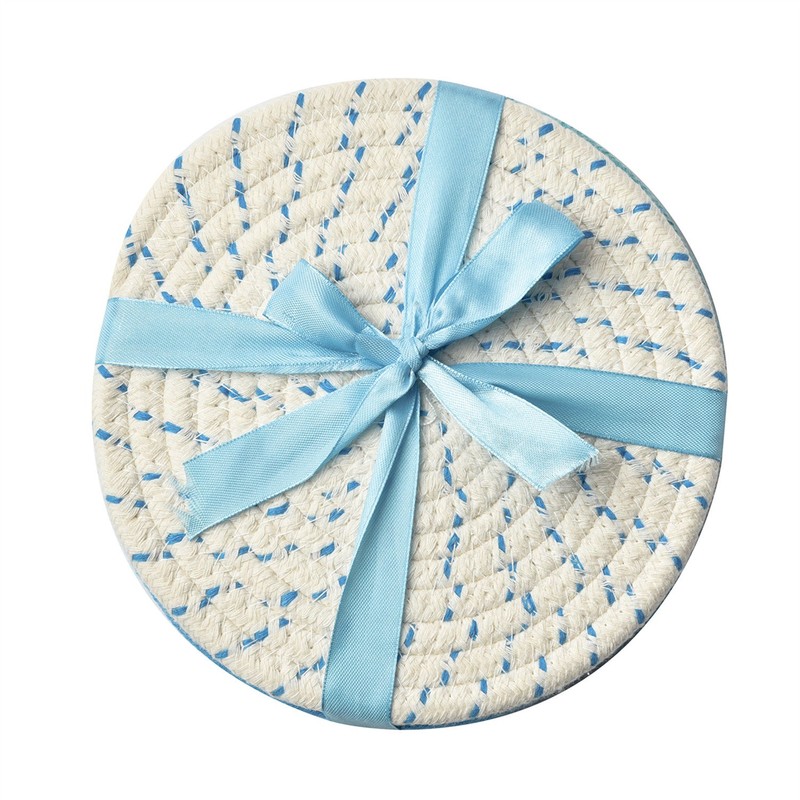 Kitchen Pot Holders Set Trivets Set 100% Pure Cotton Thread