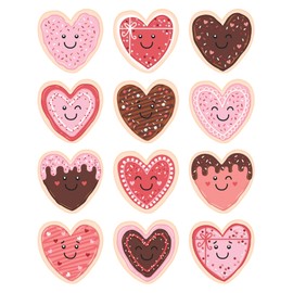 Teacher Created Resources Frosted Heart Cookies Stickers