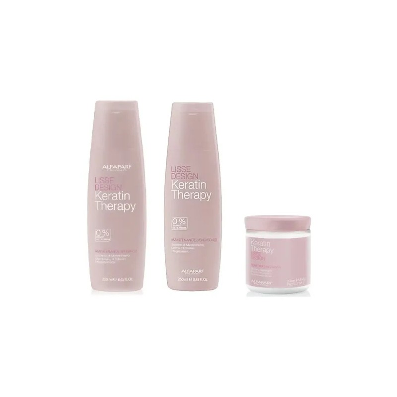 Alfaparf Lisse Design Keratin Therapy Kit Shampooacondmask