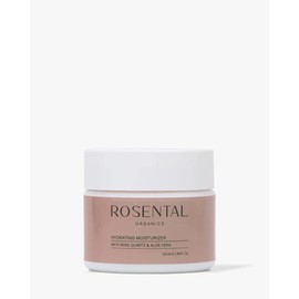 ROSENTAL Organics Hydrating Moisturiser - Crystal Glow Moisturiser (Rose Quartz, Hyaluronic & Aloe Vera), Anti-Inflame, 100% Natural, (50 ml)