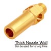 Uenede 10PCS Brass Burner Jet Nozzle for Cast Iron Burner