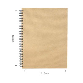 Artway Enviro Spiral Bound Sketch Book 100% Recycled Drawing Paper Hard Cover 35 Sheets 170 g/m2