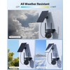 Xega Solar Surveillance Camera Outdoor Wireless 2K Super HD PTZ