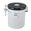 Airtight Coffee Canister Storage Jar Date Tracker CO2 Release Valve