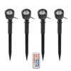 LED Landscape Spotlight Light Waterproof 360° Rotatable 13 Colors High