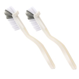 Abeillo 2Pcs Small Washing Up Brush, Small Bottle Brushes Kitchen Cleaning Brush Dish Brush Kitchen Scrub Brush Sink Brush Pot Pan Brush with Handle for Cleaning Dishes