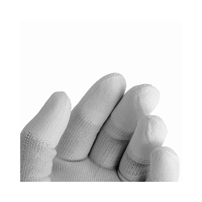 Minadax ESD Anti-Static Gloves Finger-TIP - 5 Pairs, Size L/9