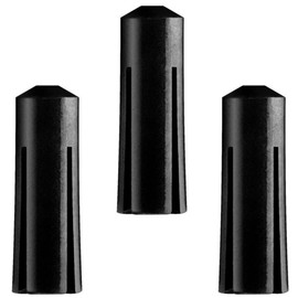 THOR-DARTS Aluminium Flight Protector Darts in 10 Colours Flight Protector Black (3 Set (9 Pieces), Black