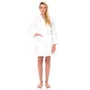 TowelSelections Women’s Short Spa Robe Waffle Weave Kimono Bathrobe Small