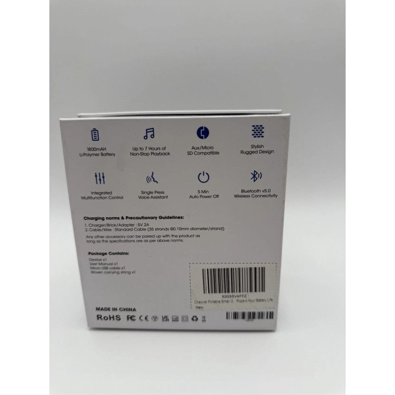 Chaowei New Portable Bluetooth Speaker, IPX67 Water & Shock Resistant