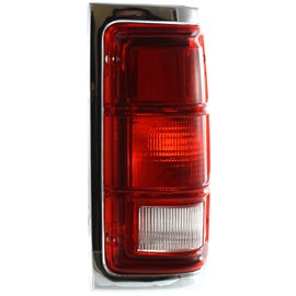 Evan Fischer Tail Light Set Compatible with 1981-1993 Dodge D150/ W250/ D250/ W150/ D350, Fits 1981-1996 Dodge Ramcharger, Driver and Passenger Side